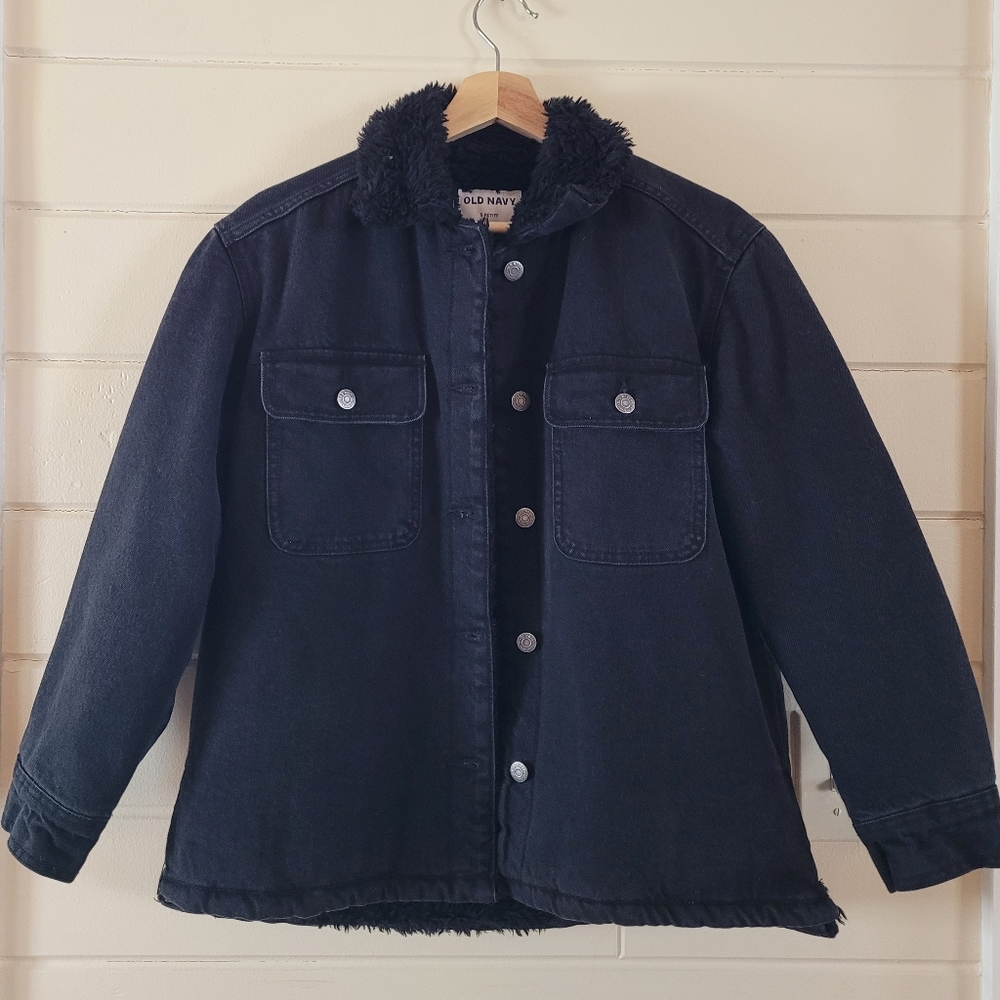 NWOT Sherpa Lined Jean Jacket